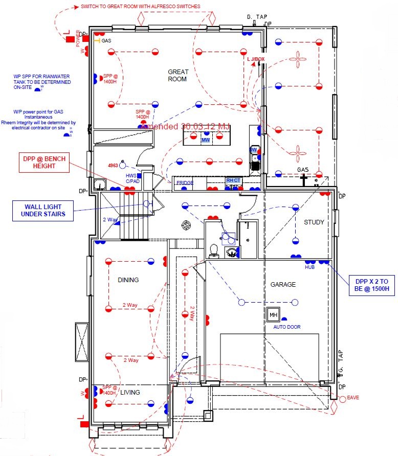 New Lindfield House Electrical Plan 