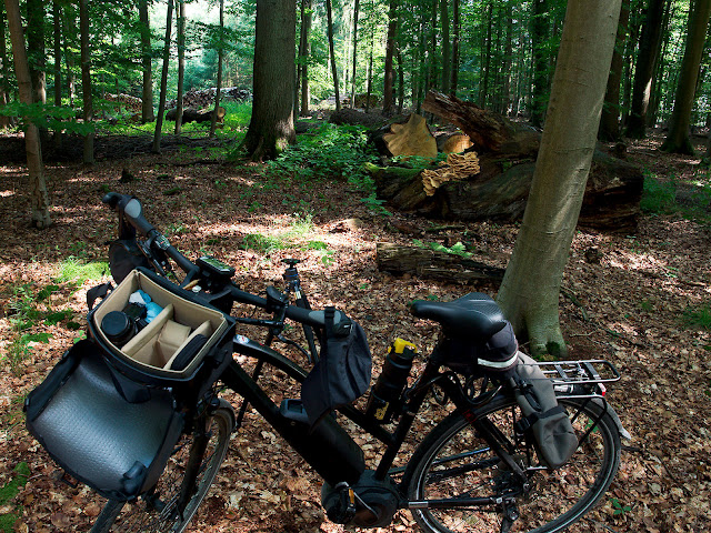 Fahrrad mit Fototaschen von König-Photobags