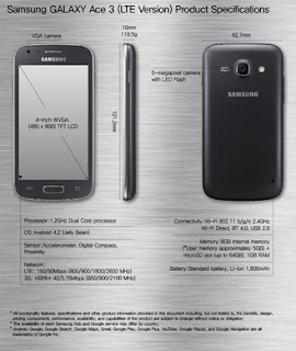 Samsung GALAXY Ace 3 LTE version