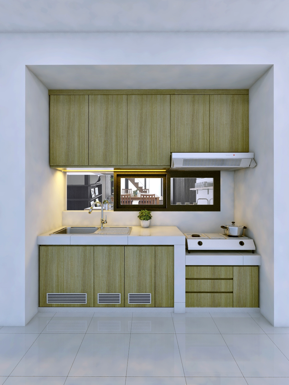 Design Interior Dapur  Kotor  Gambar Desain  Rumah Minimalis