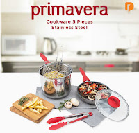 Dusdusan Primavera Cookware 5 Pieces Stainless Steel (Set of 5) ANDHIMIND