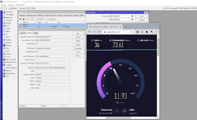 Konfigurasi By U Unlimited Jadi Tanpa Batas Kecepatan speedtest byu di mikrotik