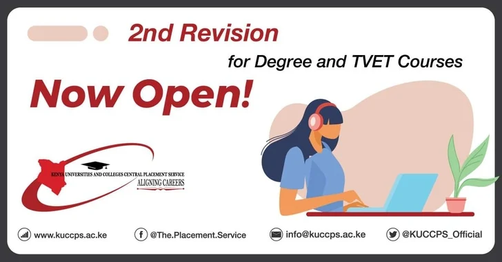 KUCCPS Second Revision Of Courses Online 2022 Guide