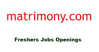 Matrimony Freshers Recruitment