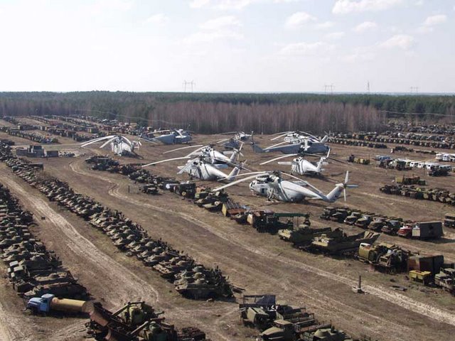 Peninggalan Ledakan Reaktor Nuklir Chernobyl