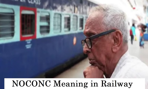 noconc meaning in railway