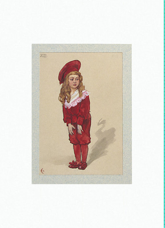 Boy Wearing a Beret by Felix Regamey - Drawings from Hermitage Museum