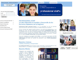 Professional staff web