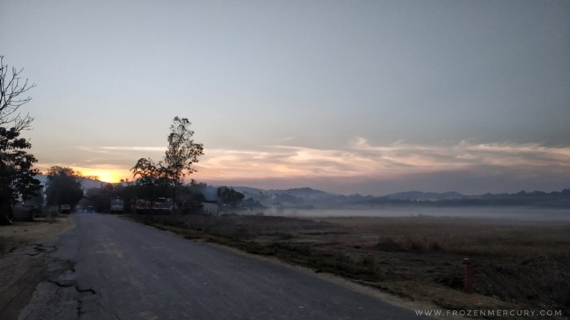 Early morning view at Jiribam, Manipur