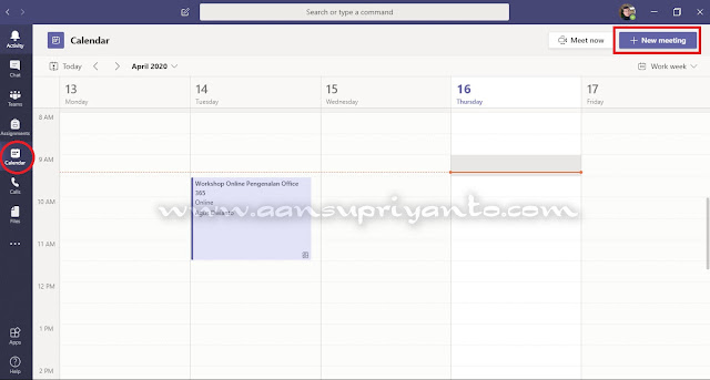 Membuat Meeting Online dengan Microsoft Teams