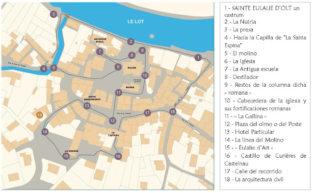 Mapa de Sainte Eulalie d’Ol, Francia