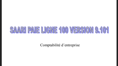 Logiciel paie TECHNICIEN COMPTABLE D’ENTREPRISES