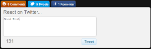 Cara Membuat Komentar Blog, Twitter Dan Facebook Berdampingan