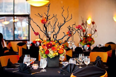 Centerpieces For Halloween Weddings