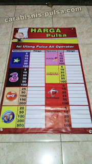 Banner Tabel Harga Pulsa