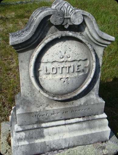 Burgess Charlotte Thomas headstone