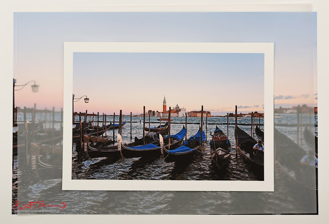 Gondolas at sunset, Molo Venice, St Marks Basin and Chiesa San Giorgio Maggiore