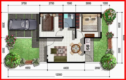 Model Rumah  Minimalis Type  36 72  Raden SEO