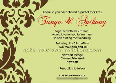  Wedding Card on Wedding Invitations    Wedding Invitations Cards   Wedding Invitations