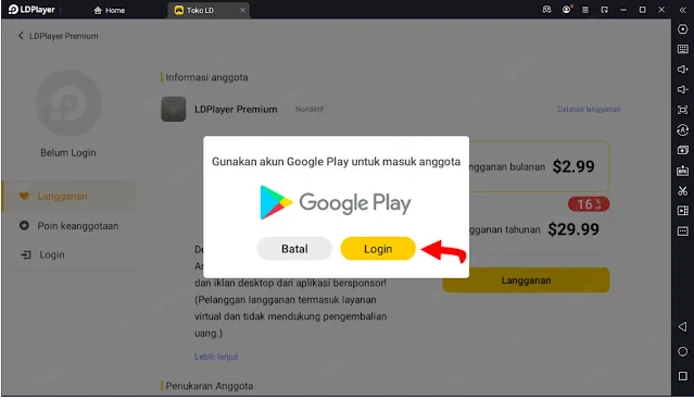 Login Akun Google