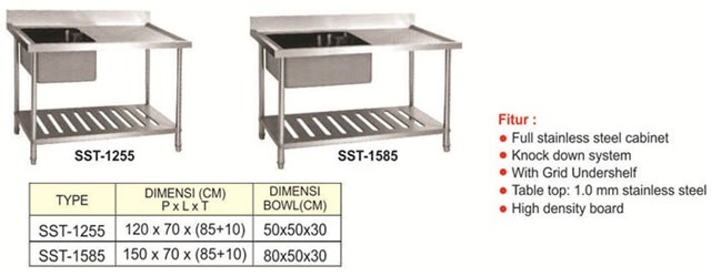 Peralatan stainless dapur dan restoran harga bersaing 