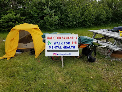 Walk for Samantha Trans Canada Trail.