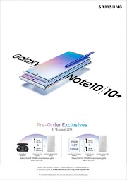  Preorder Samsung Galaxy Note 10 Series with Attractive Gifts