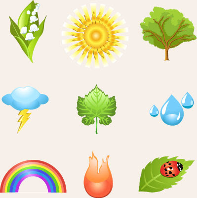 Stock Vector - Spring Icons