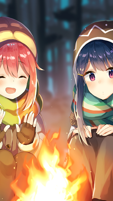 Wallpapers HD Anime Yuru Camp for Android and Iphone