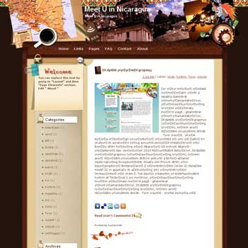 Meet U in Nicaragua blogger template from wordpress. travel blog template. template blog from wordpress. travel blog template. template travel for blogger. travel template for blog