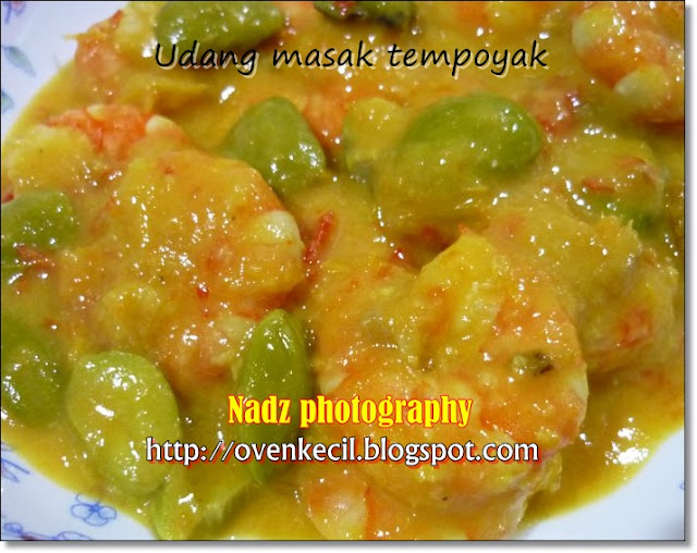 CUTE OVEN, SMALL KITCHEN: UDANG MASAK TEMPOYAK