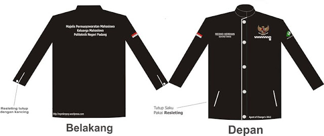 Contoh Desain  Jaket  Untuk Aktivis Kampus Nobel Kurniadi