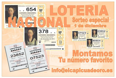 Sorteo especial de Diciembre.  Lotería Nacional