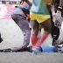 The shocking moment a referee collapsed on the pitch during the Africa Cup of Nations qualifier between Ivory Coast and Ethiopia (VIDEO)