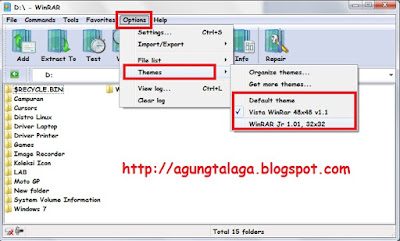 Cara Mengganti Tema atau Skin Winrar
