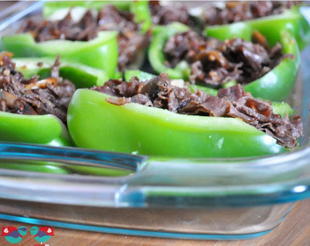 Philly Cheesesteak Stuffed Peppers