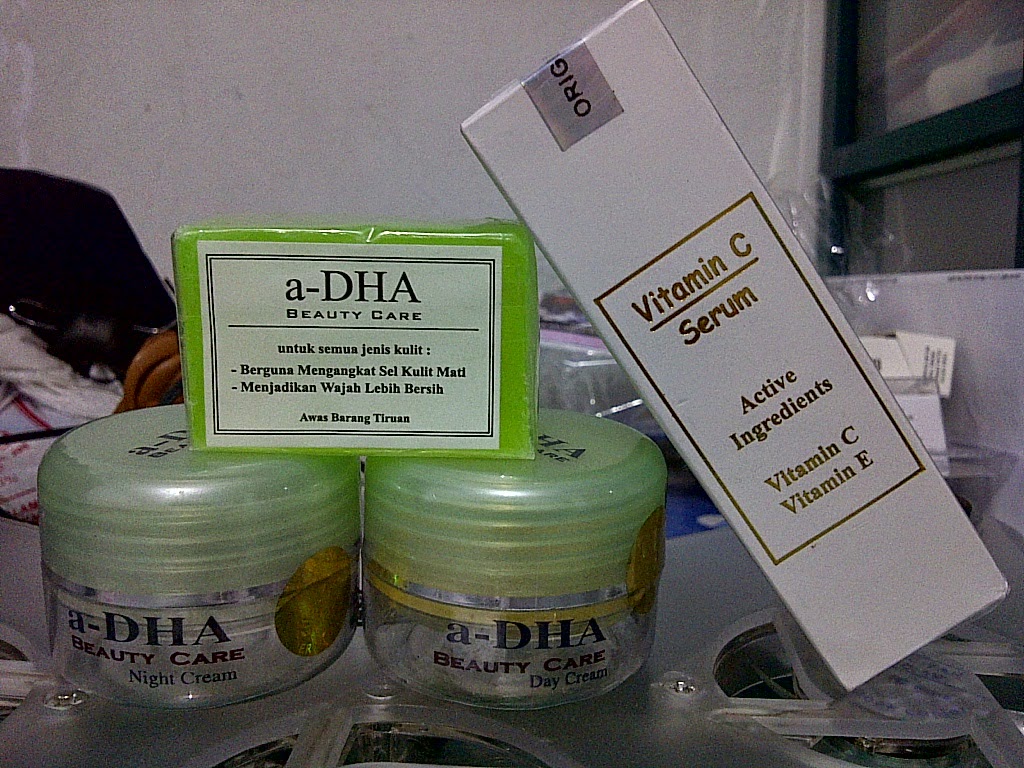 Paket Cream ADha Serum Vitamin C E