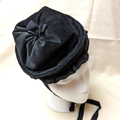 Naddine Atelier Black Tiny Hat