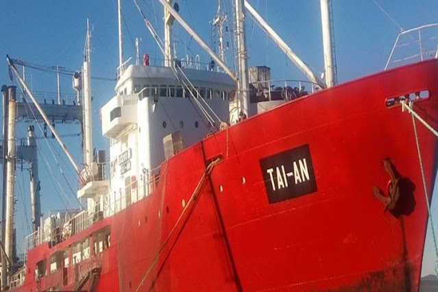 Otra vez el buque Tai An denunciado por pesca ilegal