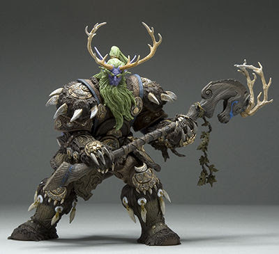 Jual World of Warcraft (WOW 2) action figure<br />Night Elf Druid - Broll Bearmantle Figure