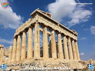 The most famous tourist attractions in Athens, Greece