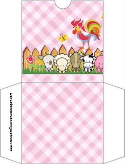 Baby Farm in Pink Free Printable CD Case.
