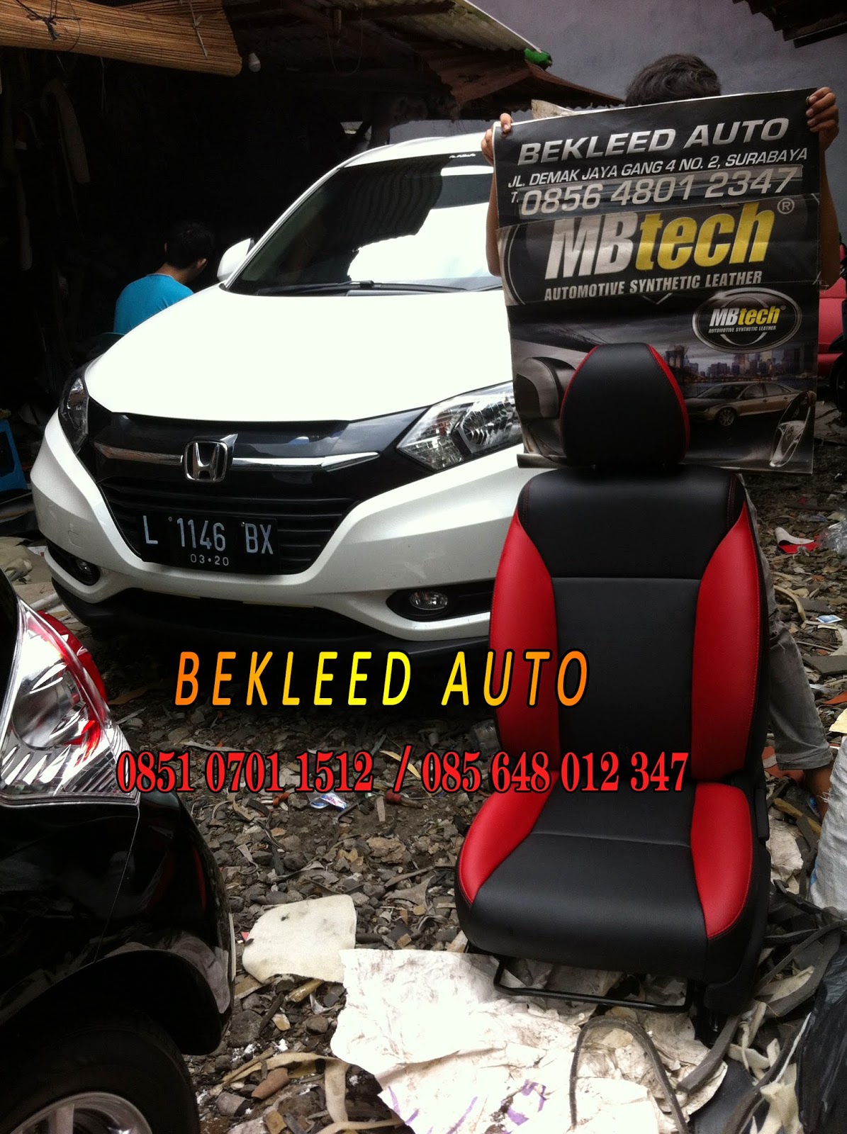 Bekleed Jok Mobil Surabaya HRV VARIASI JOK MOBIL