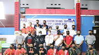 Open Tournament Badminton Bhayangkara Cup I Tahun 2022 Resmi Ditutup Oleh Bupati Soppeng, Ini Pemenagnya
