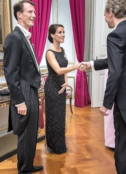 Prince Joachim and Princess Marie attended a dinner held in honor of Copenhagen Goodwill Ambassasor Corps at Amalienborg Christian VIII's Palace