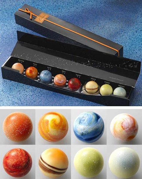 惑星のチョコ？スターウォーズチョコ？思わず送りたくなる面白いチョコ【i】　太陽系の惑星チョコ　バレンタインデー