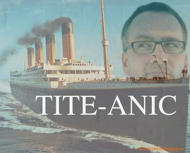 Ron tite-anic Titanic parody