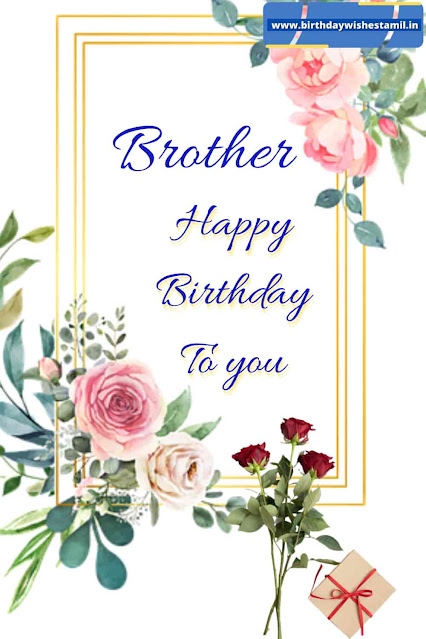 happy birthday brother in marathi