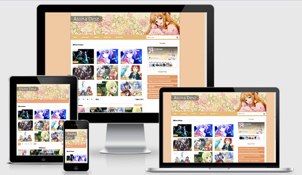 Asuna OST Blogger Template