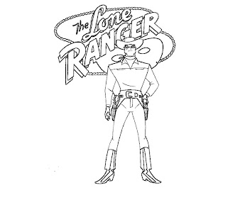 #4 The Lone Ranger Coloring Page